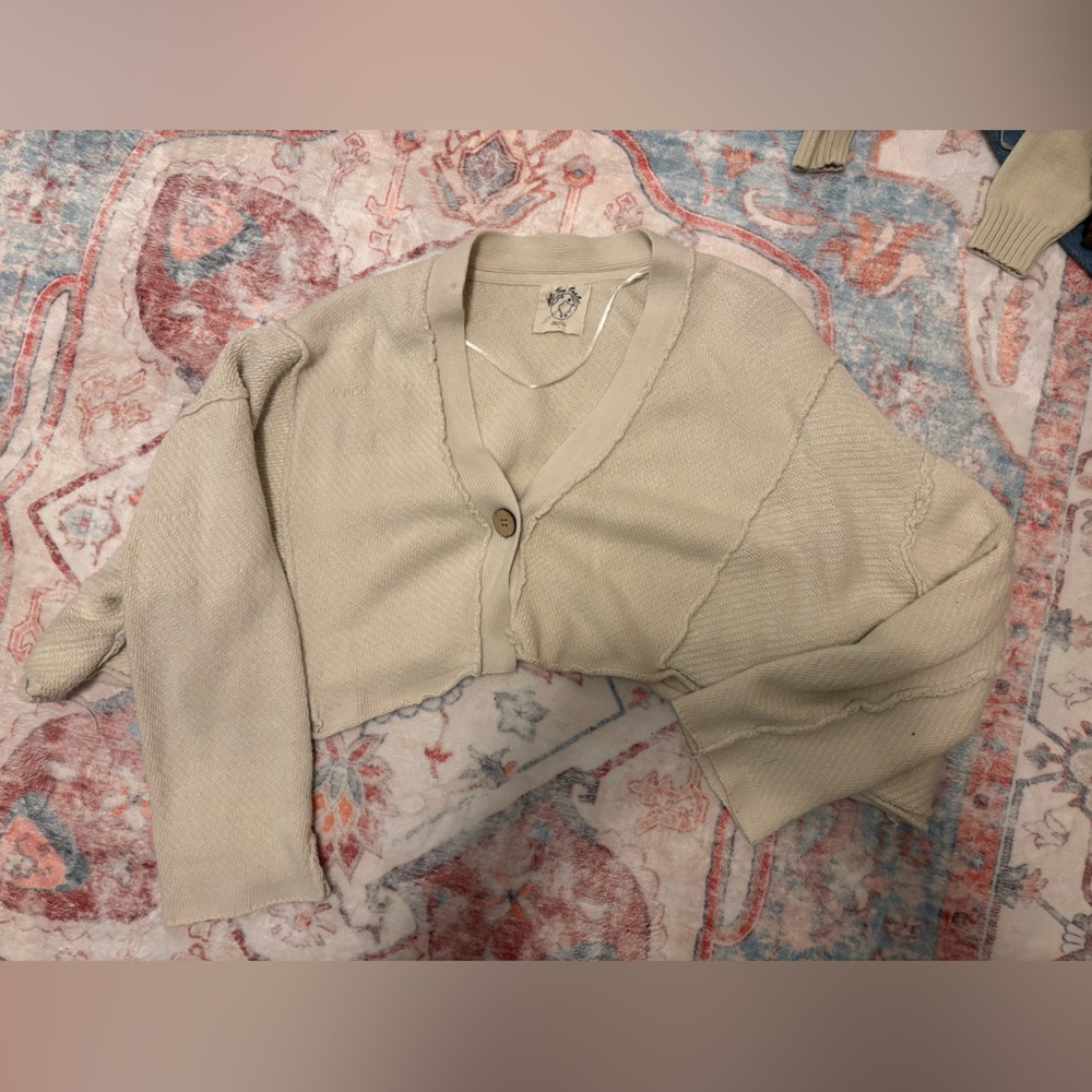 Free people cropped cardigan